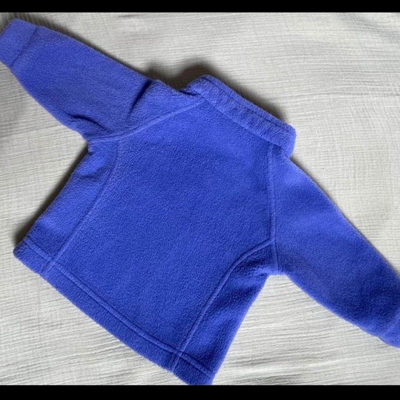 Purple Fleece Columbia Infant Jacket 3-6 Months - Picture 7 of 8